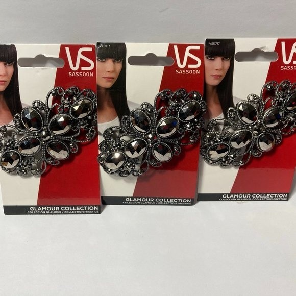 Vidal Sassoon Glamour Collection Metal Hair Clip - Picture 1 of 11